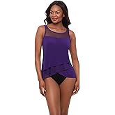 Miraclesuit Women's Swimwear Mirage High Neckline Underwire Bra Tankini Bathing Suit Top