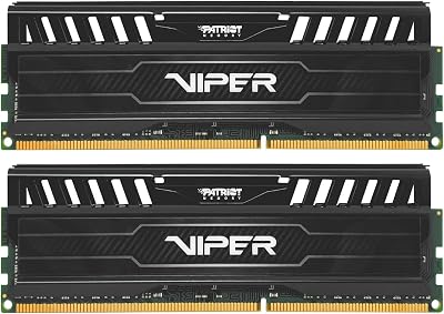 Patriot 16GB(2x8GB) DDR3 1600MHz Desktop Memory PC3 12800 CL9 Black Mamba