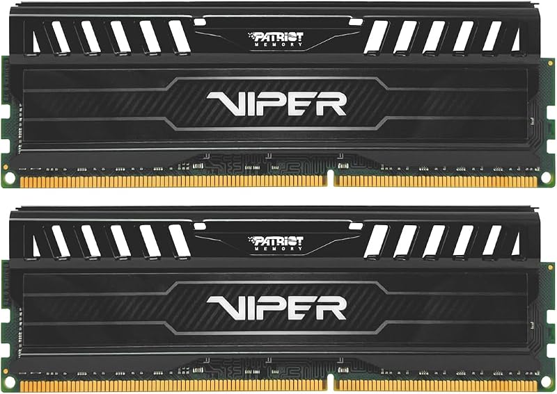 Patriot 16GB(2x8GB) DDR3 1600MHz Desktop Memory PC3 12800 CL9 Black Mamba