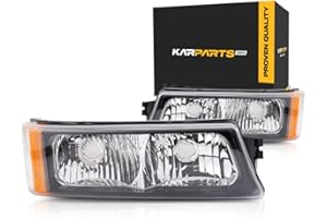 CarLights360: For 2005 2006 Chevy Silverado 1500 HD Turn Signal/Parking Light Assembly Driver and Passenger Side Pair CAPA Ce