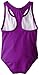 Speedo Little Girls'  Learn-To-Swim Solid Racerback, New Purple Haze, 6X