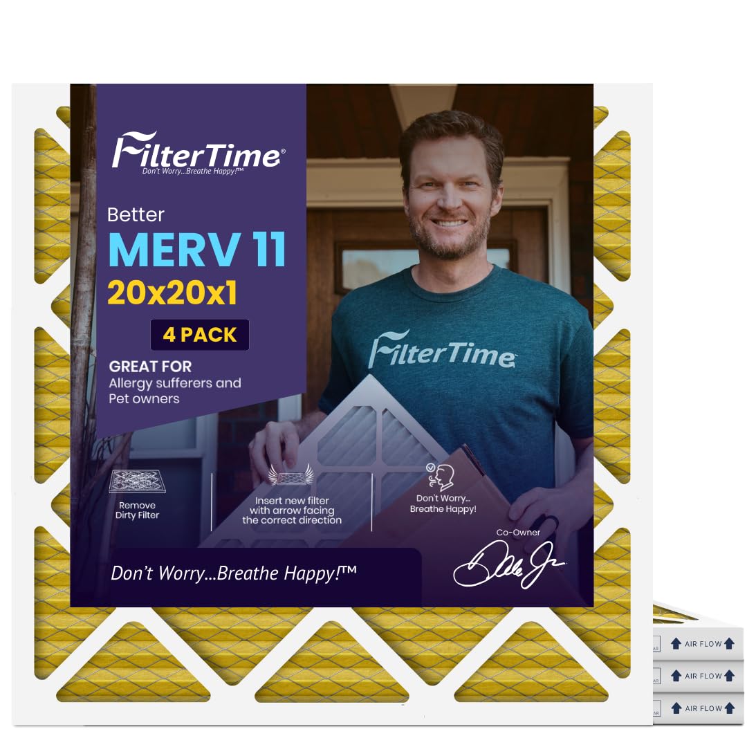 Photo 1 of ***MISSING PARTS***
FilterTime 20x30x1, AC Furnace Air Filter, MERV 11, 4-Pack (exact dimensions 19.5 x 19.5 x 0.75), AC Filter, Furnace Filter, Home Air Filter Made in USA
