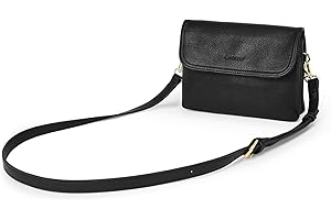 CHOLISS Small Crossbody Bags for Women, Vegan Leather Cell Phone Purse, Mini Travel Purse with Adjustable Strap