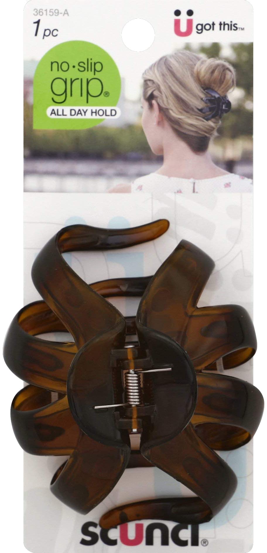 SCUNCI - No-Slip Grip Octopus Clip 8.5 cm - 1 Clip