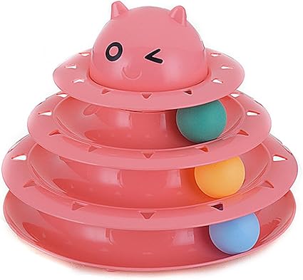 Ahomi 3 Couches Chaton Crazy Boule Disc Funny Dessin Animé