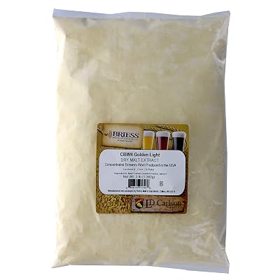 Know-How Brewshop Brises Dried Malt Extract, 3 lb. Golden Light