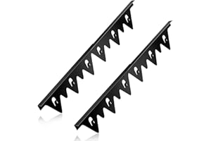 AUBEATY Stove Gap Covers Stainless Steel, 2Pack Retractable Length 13.8" to 27.5" Width 0.79", Heat-Resistant Stove Gap Filler & Range Trim Kit for Gaps Between Stove Top & Counter-Black