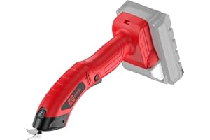 Cordless Electric Scissors Compatible with Milwaukee 18v Battery for Carboard Fabric Leather Box Cutter Festival Decoration H