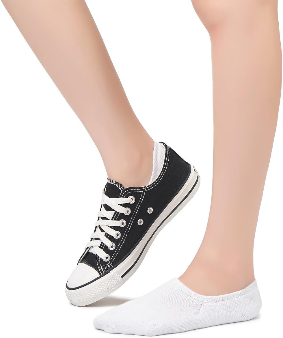 Leotruny Women's Cushion Sweat-absorbent Breathable Soft Athletic No Show Socks at  Women’s Clothing store