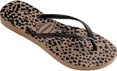 havaianas slim animals rose gold
