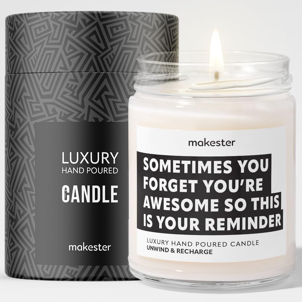 Spiritual Gifts - Luxury Soy Wax Candle - Vanilla, Jasmine, Sugared Almond - Makester — image 1