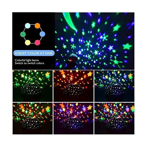Star Projector Riarmo -2021 Upgraded Night Light Projector with Music
