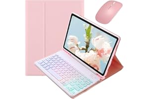 Backlit Keyboard Case Mouse for iPad 11th Gen (A16, 11", 2025), iPad 10th Generation 10.9" (2022), Magnetic Detachable Blueto