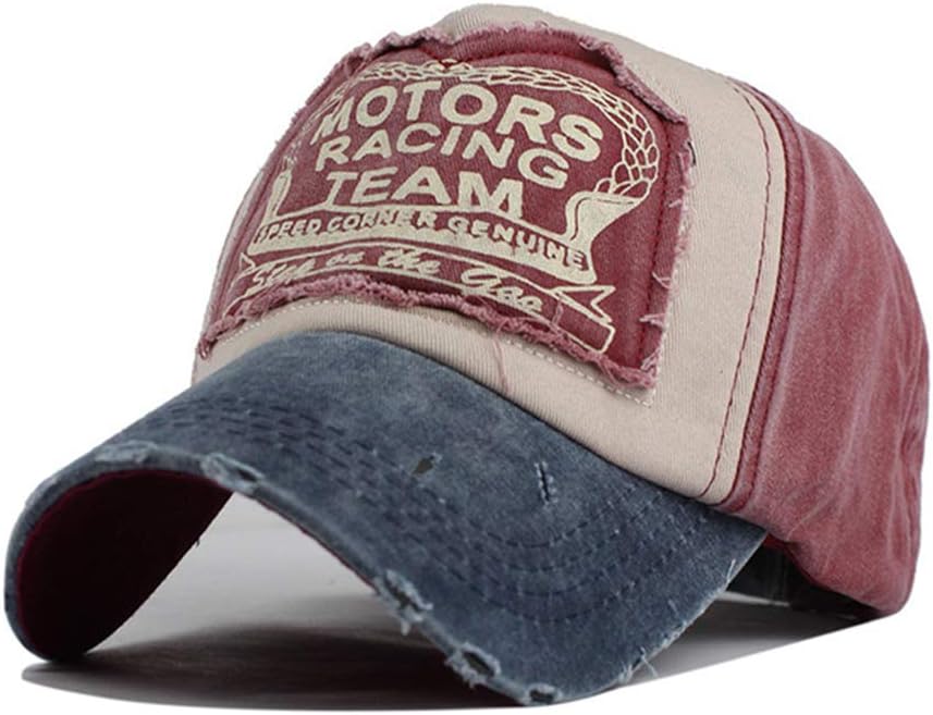 Gorra de algodón de Primavera Gorra de béisbol Gorra de Verano Gorra de Hip hop Gorra ajustada Hombres y Mujeres Multicolor