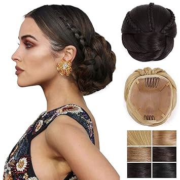 Amazon Com Retro Elegant Updo Hair Shaper Costume Wedding Braided