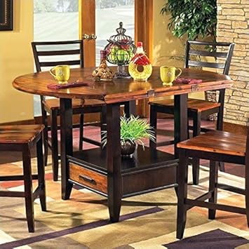 Amazon Com Steve Silver Abaco Drop Leaf Counter Height Dining