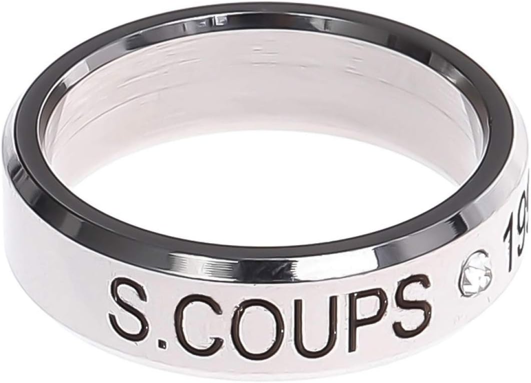can Pretty Kpop Seventeen Same Heel Letter Lettering Ring Unisex Pair Titanium Steel Ring Hot Gift