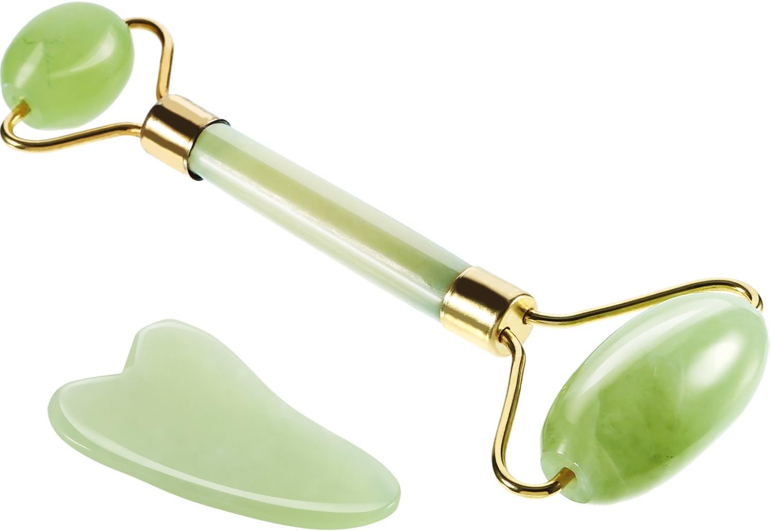 Gua Sha Massaggio Facciale Bellezza Strumento Gua Sha In Pietra Di Giada Naturale Massaggio Viso E 874472 - Foto 5