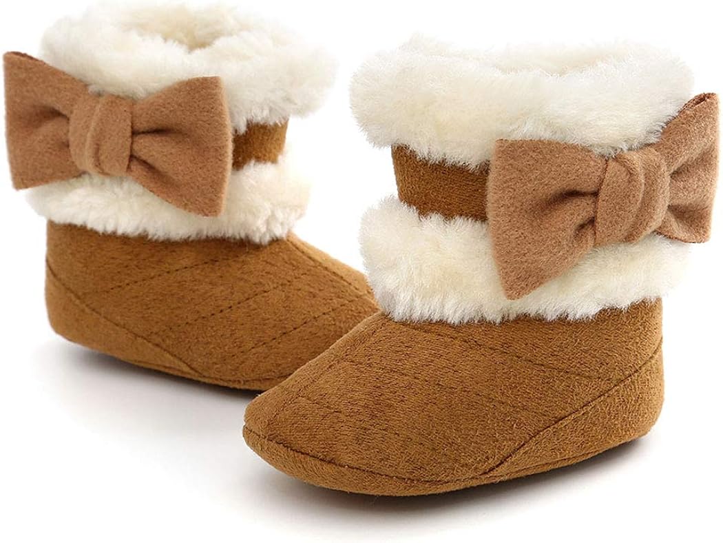  | Infant Boots Winter Baby Girl Shoes Soft Sole Anti-Slip Toddler Snow Warm Prewalker Newborn Boots | Boots