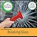 SafeTHammer FBA_SH0001 Seatbelt Cutter Window Breaker Car Safety Hammer (Pack of 2) A Lifesaving Glass Breaker Car Emergency Tool