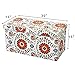 Otto & Ben Folding Toy Box Chest with SMART LIFT Top, Mid Century Upholstered Ottomans Bench Foot Rest, Retro Floral