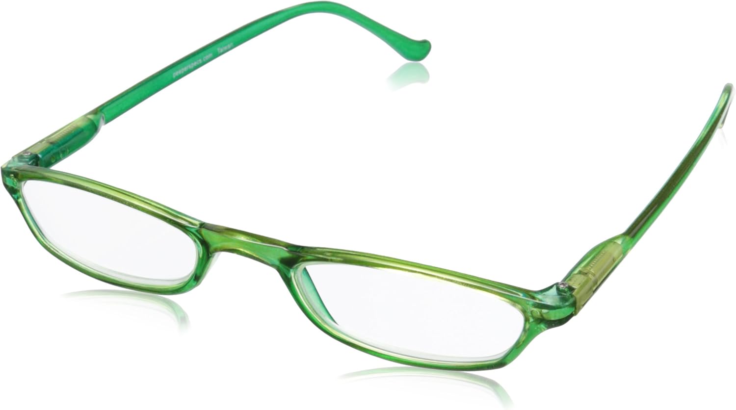 Peepers Slim Line Rectangular Reading Glasses,Green,+1.5 Amazon.ca