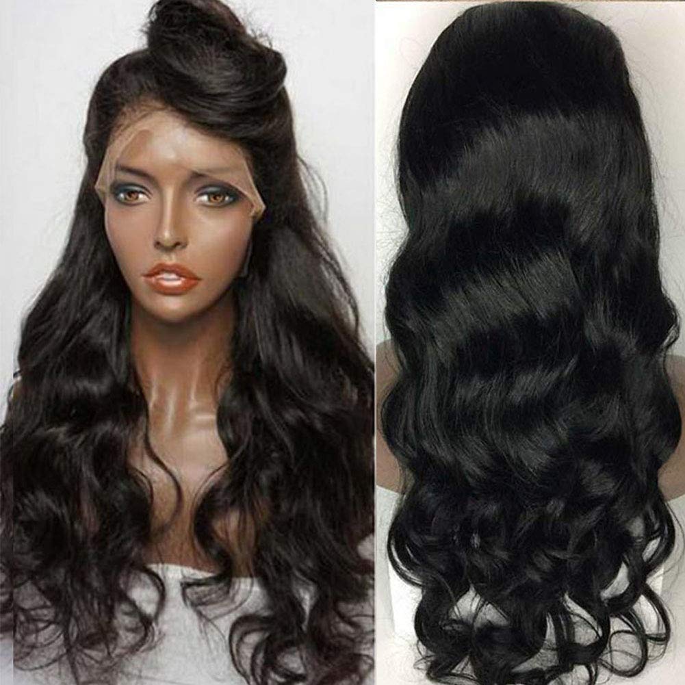 Amazon Com Fake Scalp Lace Wig 10a Brazilian Virgin Human Hair Wig For Black Women With Baby Hair Glueless 13x6 Lace Front Wig Body Wave Fake Scalp Wig Invisible Konts 150 No