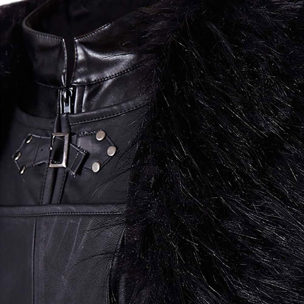 SIDNOR GoT Night's Watch Jon Snow Cosplay Costume Outfit Suit Dress: Clothing