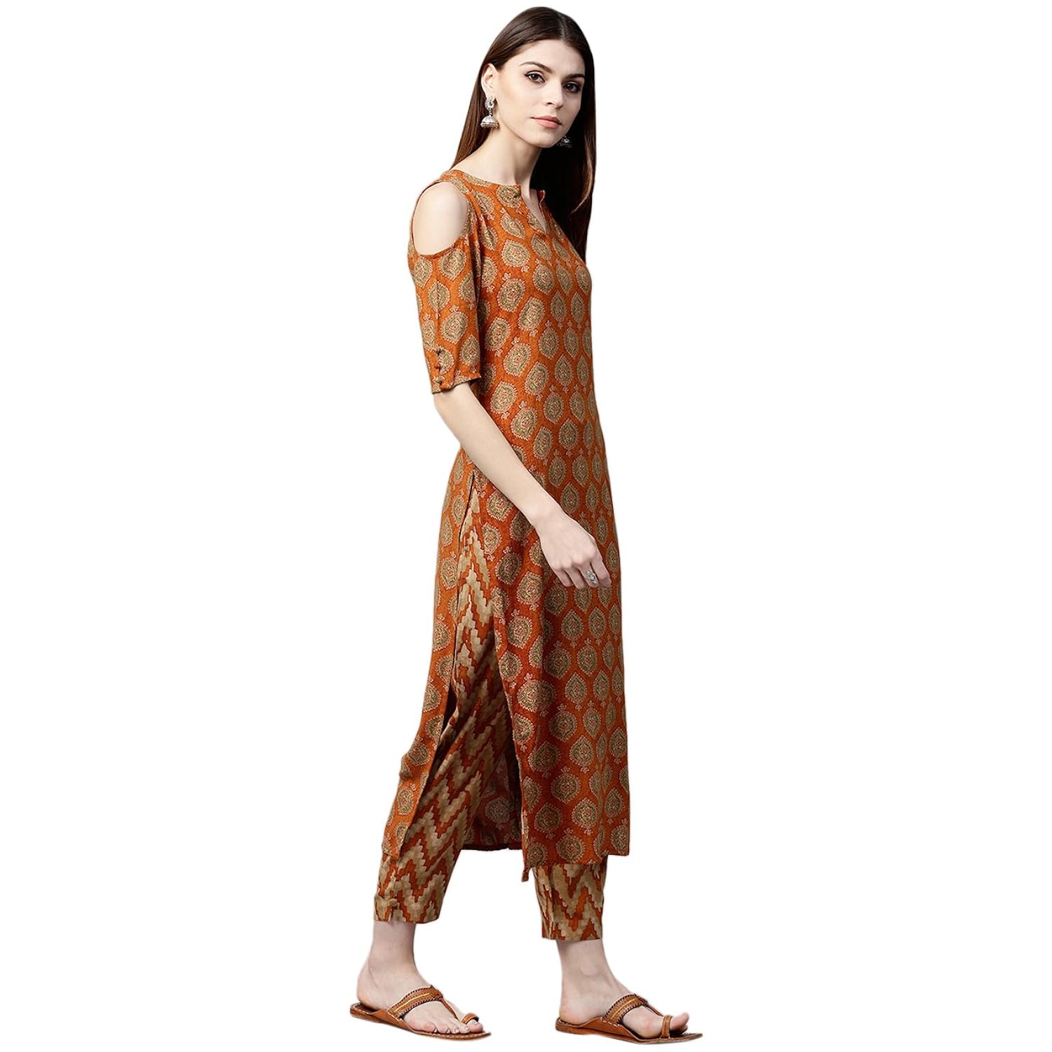 gerua women's straight salwar suit set