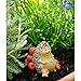 Top Collection Miniature Fairy Garden & Terrarium Hedgehog Food Coma from Eating Apples Statue, Small