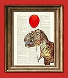 T-Rex With Balloon