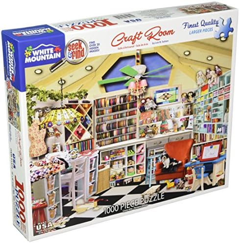 White Mountain Puzzles Craft Room - 1000 Piece Jigsaw Puzzle