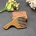 Wide Tooth Comb for Curly Hair Natural Green Sandal Wood Hair Pick - FUNLAVIE