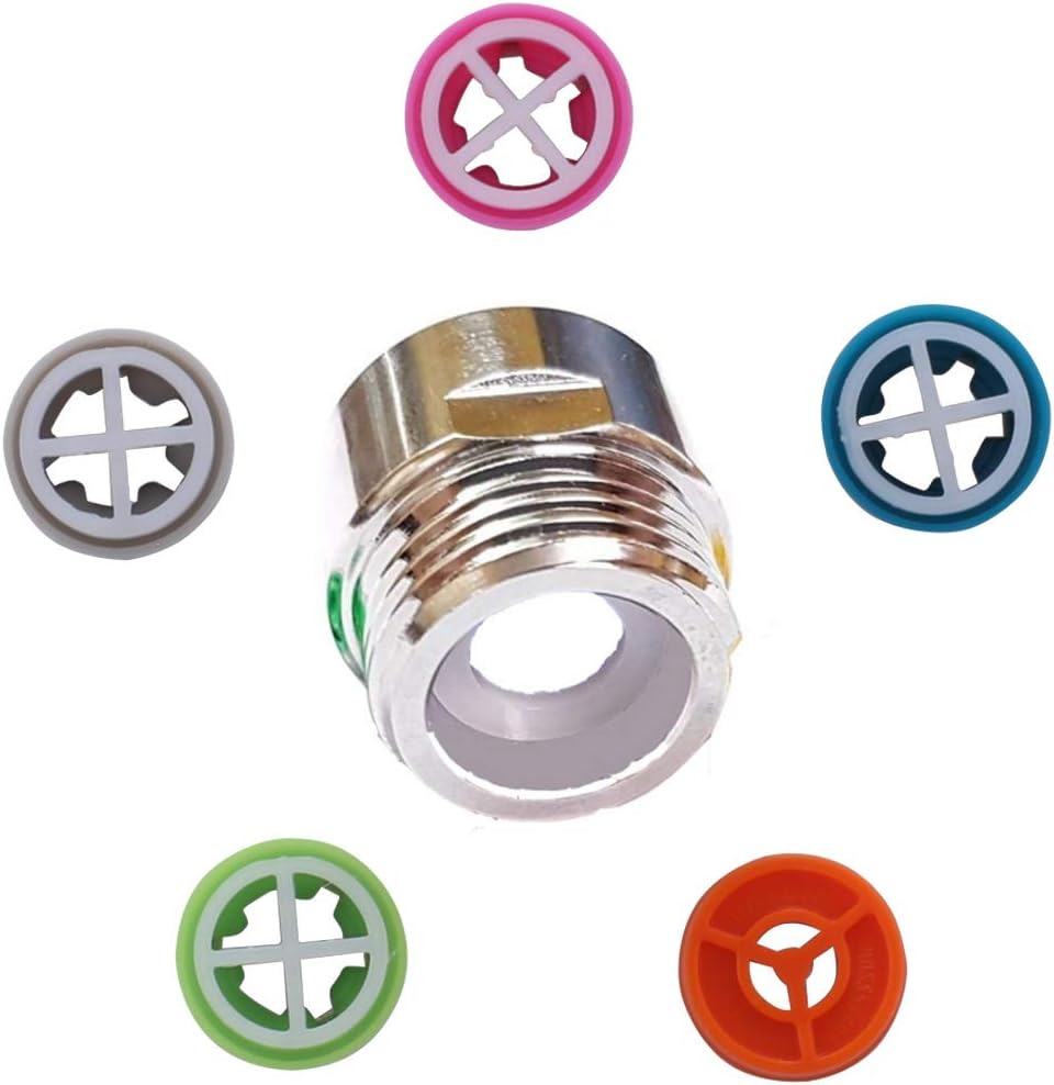 Shower Flow Reducer Limiter Set Saves Handheld or Fixed/Rain Shower