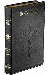 New Catholic Answer Bible Nabre Librosario Burgundy Fireside Catholic Publishing 9781556654107 Amazon Com Books