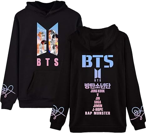 bts love yourself off shoulder hoodie