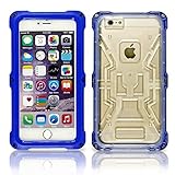 iPhone 6 4.7 inch Waterproof Case Ocr™ IP-68 New Version Screw Thread Waterproof Cellphone Case for iPhone 6 4.7 inch (Blue)