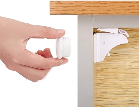 amazon magnetic cabinet locks