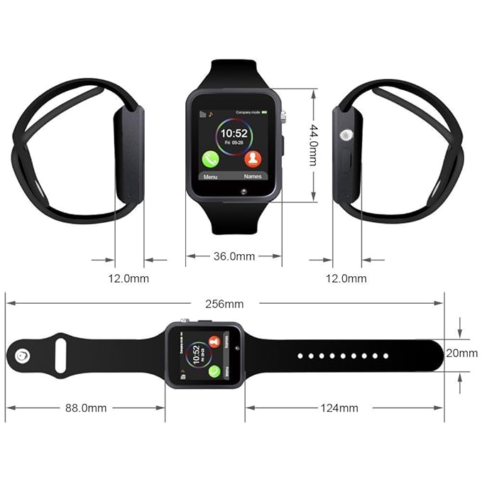 Viwel® W88 whatsapp facebook twitter Bluetooth 3.0 Reloj ...