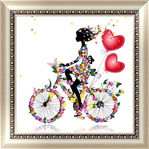 XQL 5D Diamond Painting DIY Paint By Number Kit Craft Home Wall Decor Colorful Gilr 30x30CM
