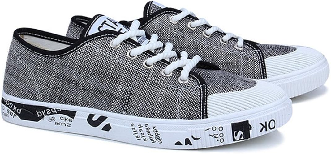 Amazon ハウス メンズ キャンバス スニーカー ローカット カジュアルシューズ スリッポン レースアップ 黒 白 カーキ 通気性 おしゃれ 学生 靴 ハウス クライミング