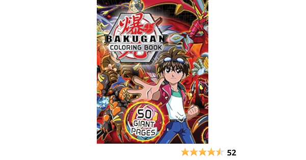 Bakugan Coloring Book: GREAT Gift for Any Fans of Bakugen ...