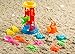 Beach Toy Set with Water Wheel Assorted 15 PC | Sand Molds | Sand Sift | Shovel | Watering Can - Kids Multicolored 15 Pack Sand Toy Set with Rotating Sand and Water Wheel for Beach | Pool | Sandbox