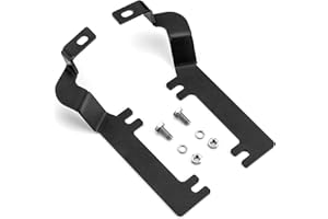 WeiSen Hood Hinge Ditch Light Mounting Brackets Compatible with Chevrolet Silverado 1500 2019-2022 for Auxiliary Offroad Work Light Pods