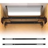 71-100cm Undermount Sink Brackets Kit, Adjustable Carbon Steel Supports | Heavy Duty 800 LBS Capacity Horizontal Space-Saving Installation Parts for Kitchen Undermount Sinks Supports