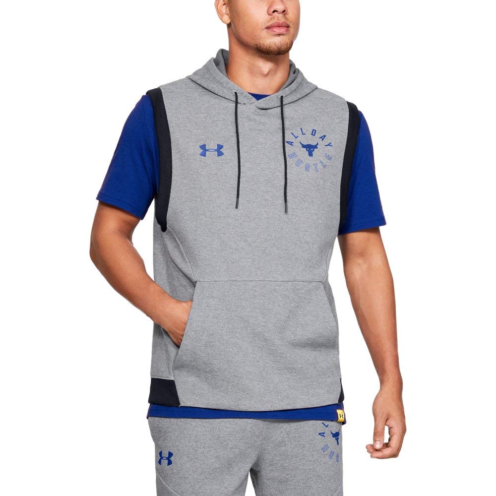 Under Armour Men's Project Rock Double Knit Sleeveless Hoodie