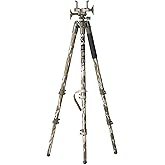 BOG DeathGrip Aluminum Tripod with Durable Frame, Lightweight, Stable Design, Bubble Level, Adjustable Legs, Shooting Rest, and Hands-Free Operation for Hunting, Shooting, and Outdoors