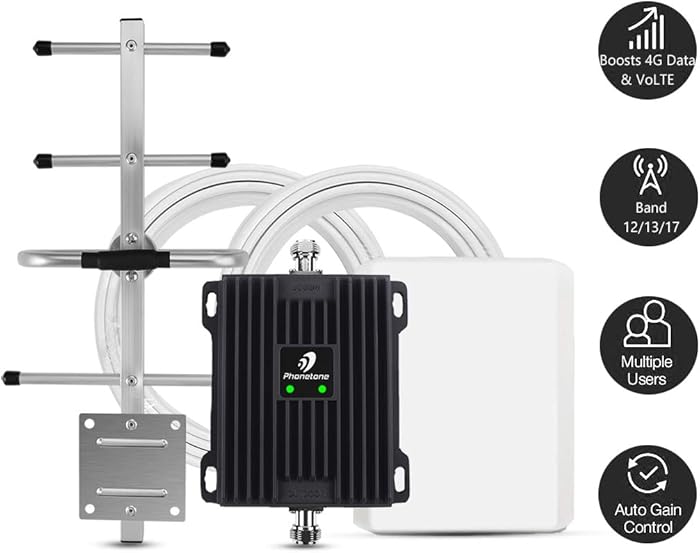 For Home Cell Signal Booster For Home And Office, 5,500 Sq Ft