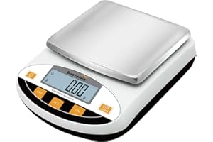 Bonvoisin Lab Scale 3000gx0.01g Digital Precision Analytical Balance - High Precision Electronic Scale for Jewelry, Kitchen, Scientific, and Laboratory Use