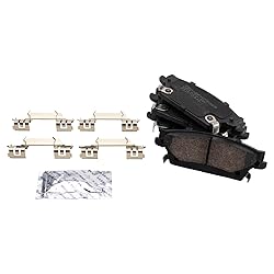 TRQ Rear Brake Pads Ceramic Compatible with